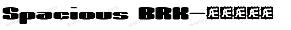 Spacious BRK字体转换